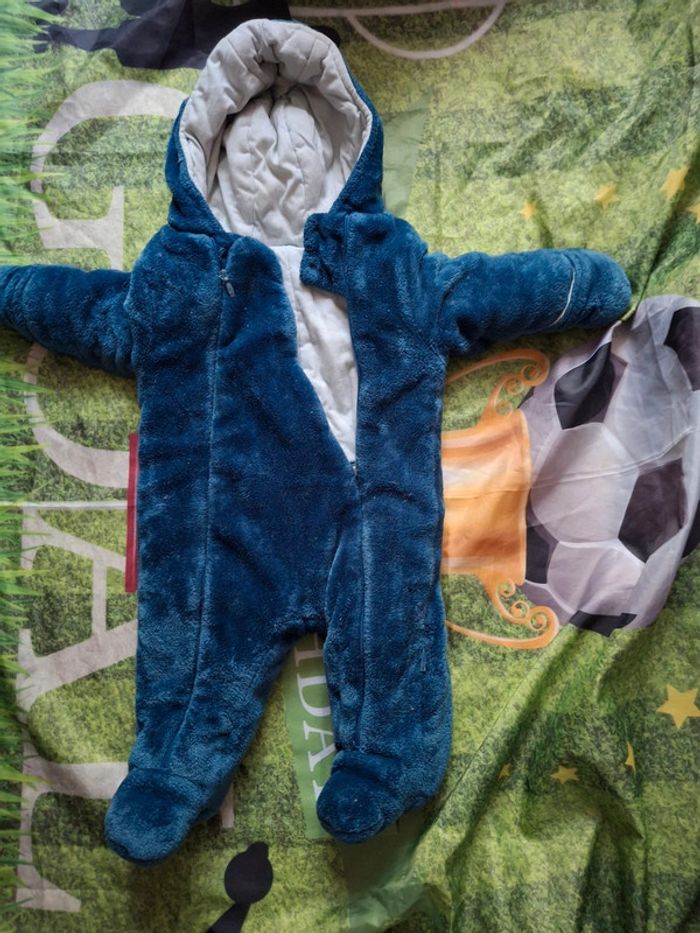 Combinaison pilote bébé en velours