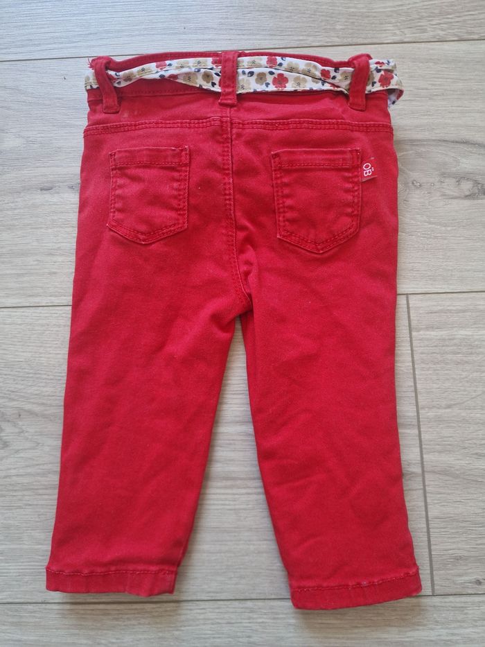 Pantalon bébé fille Obaibi 6 mois - photo numéro 5