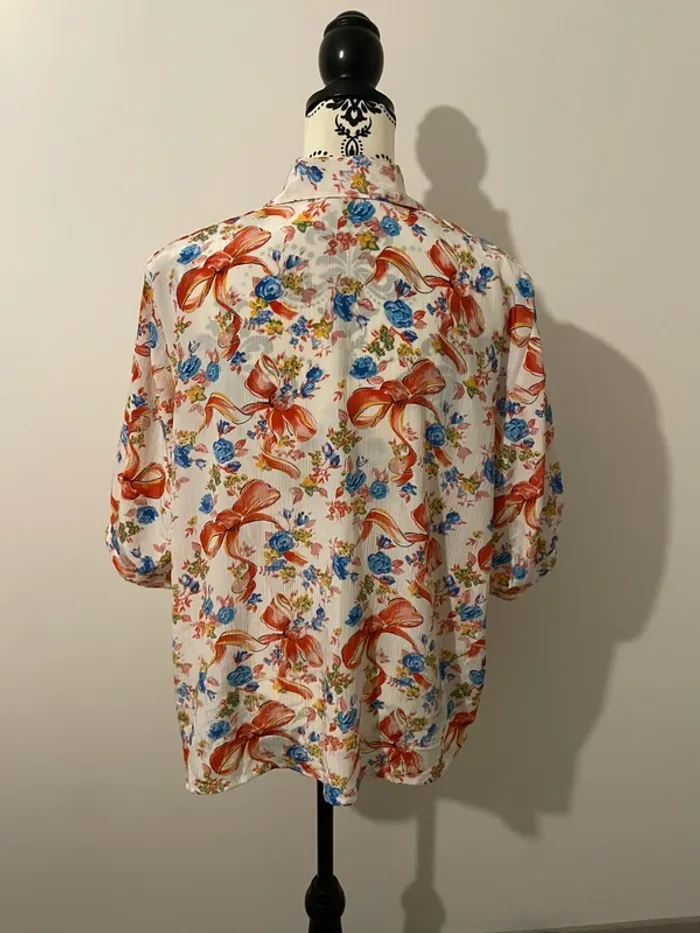 🌺 Chemise fleurie vintage – Taille 50 🌺 - photo numéro 6