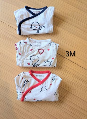 Lot 3 bodies ML 3M -lucieju3misaison