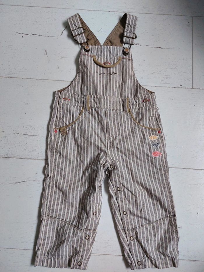 Salopette à rayures Sergent Major Taille 18 mois