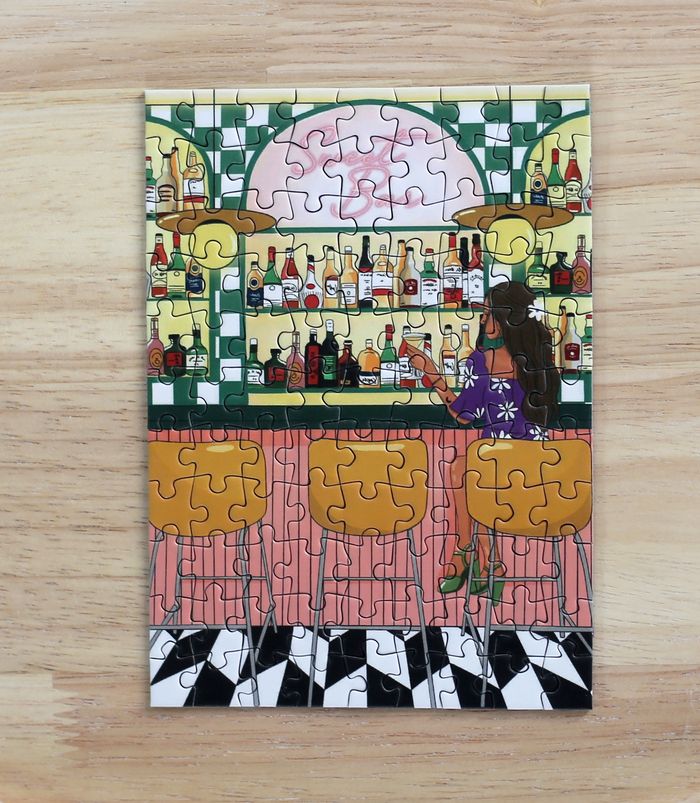 Mini puzzle marque Kozy "Rendez vous" par Morgane Baguet - photo numéro 2