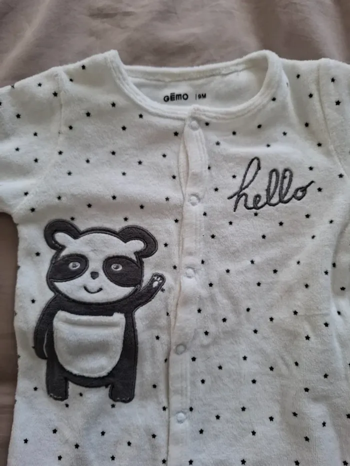 Pyjama mixte 9 mois Gémo - photo numéro 3