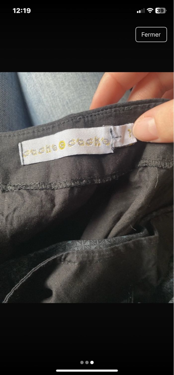 Robe noir cache cache taille s - photo numéro 2