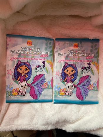 Lot de 2 jouets Gabby et la maison magique Burger King