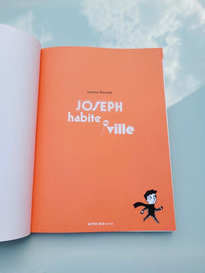 Cahizr d'activités : Joseph habite en ville, Actes sud junior - photo numéro 2