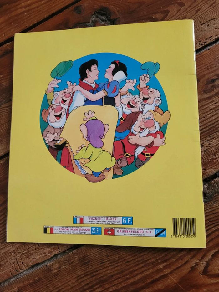 RARE Album complet Panini Blanche Neige Snow white Disney autocollants collection - photo numéro 9