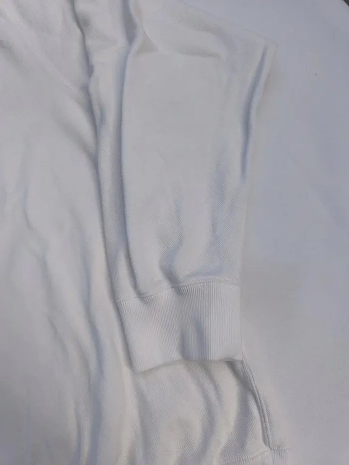 Pull Ralph Lauren homme taille XL blanc logo bleu marine Polo excellent état - photo numéro 6