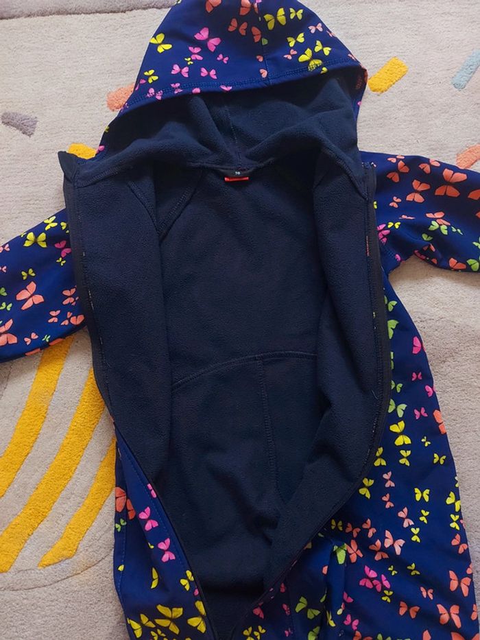 Combinaison de pluie iELM softshell papillons multicolores 98 cm 3 ans - photo numéro 6