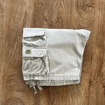 Short cargo beige Lee Cooper Dungaries pour homme, taille W 31 (40 taille française)