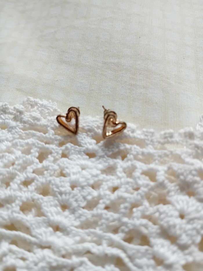 Boucles d'oreilles petit cœur ❤️