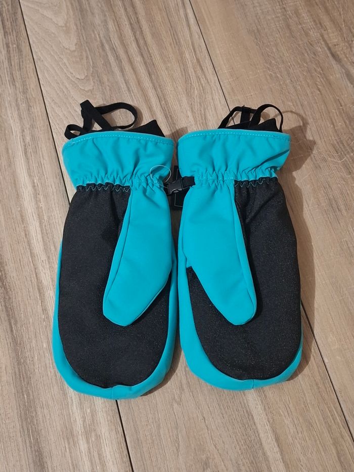 Gants ski hommes hiver chauds snowboard imperméables chaud respirant bleu - photo numéro 2