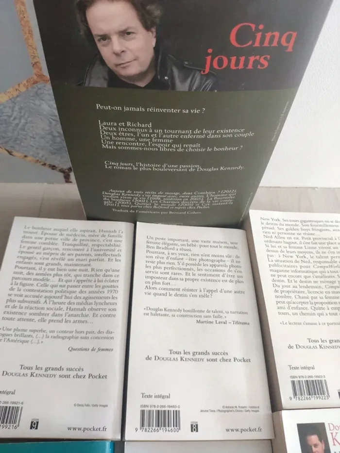Lot 7 livres Kennedy cinq jours charmes vie conjugale Ned Allen bonheur relation piège homme - photo numéro 3