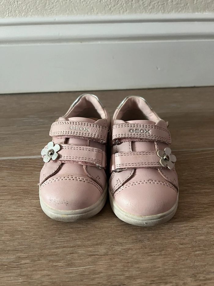 Baskets Geox rose avec scratch - photo numéro 4
