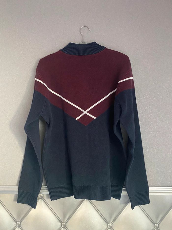 Pull Lacoste avec zip/fermeture col cheminée M/L - photo numéro 4