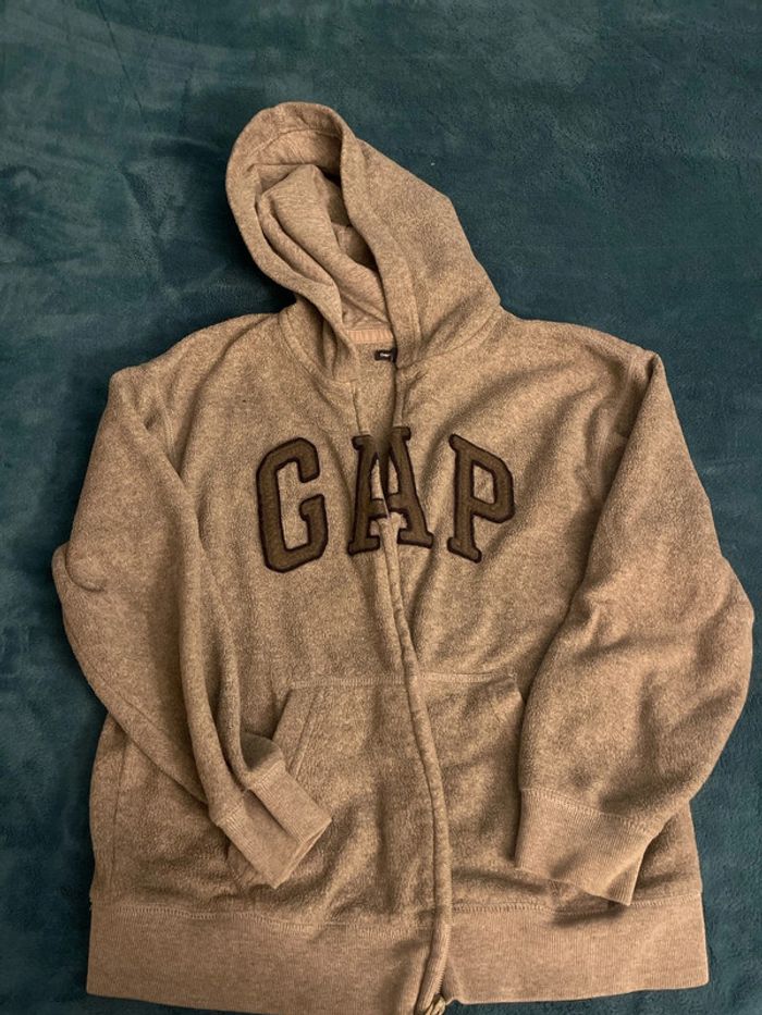 Sweat capuche polaire gap 8-9 ans