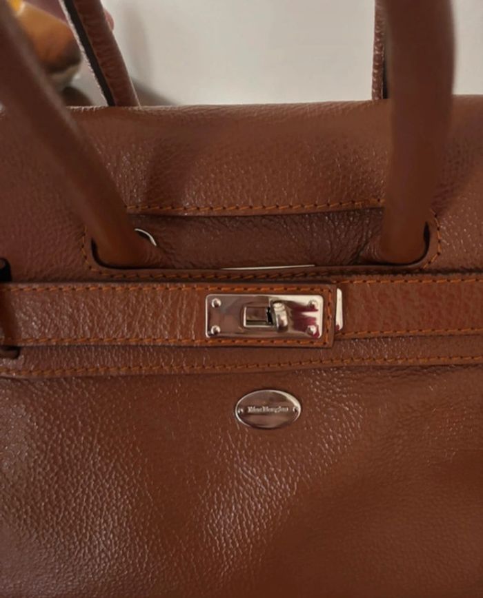 Sac Mac Douglas en cuir camel - modèle Pyla - photo numéro 3