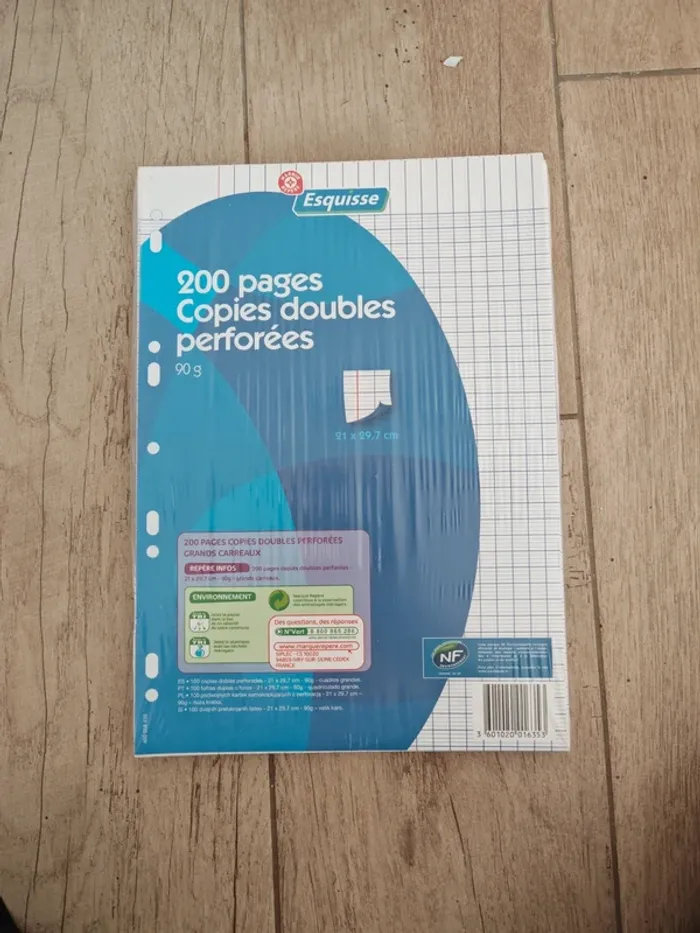 Lot copies doubles et cahier - photo numéro 2