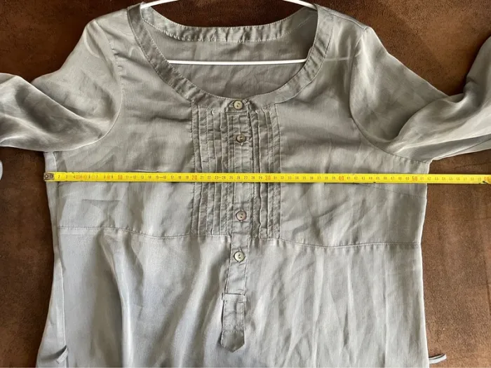 Chemise tunique longue grise neuve - photo numéro 4