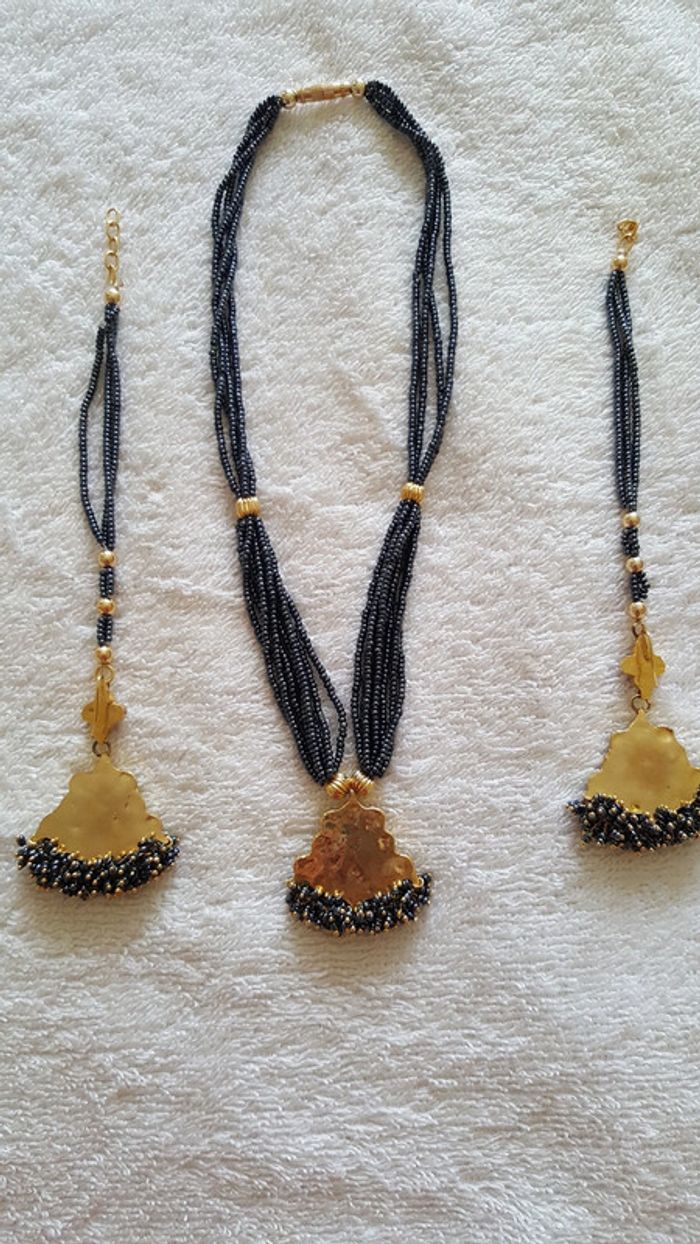 Parure bollywood grise - photo numéro 2