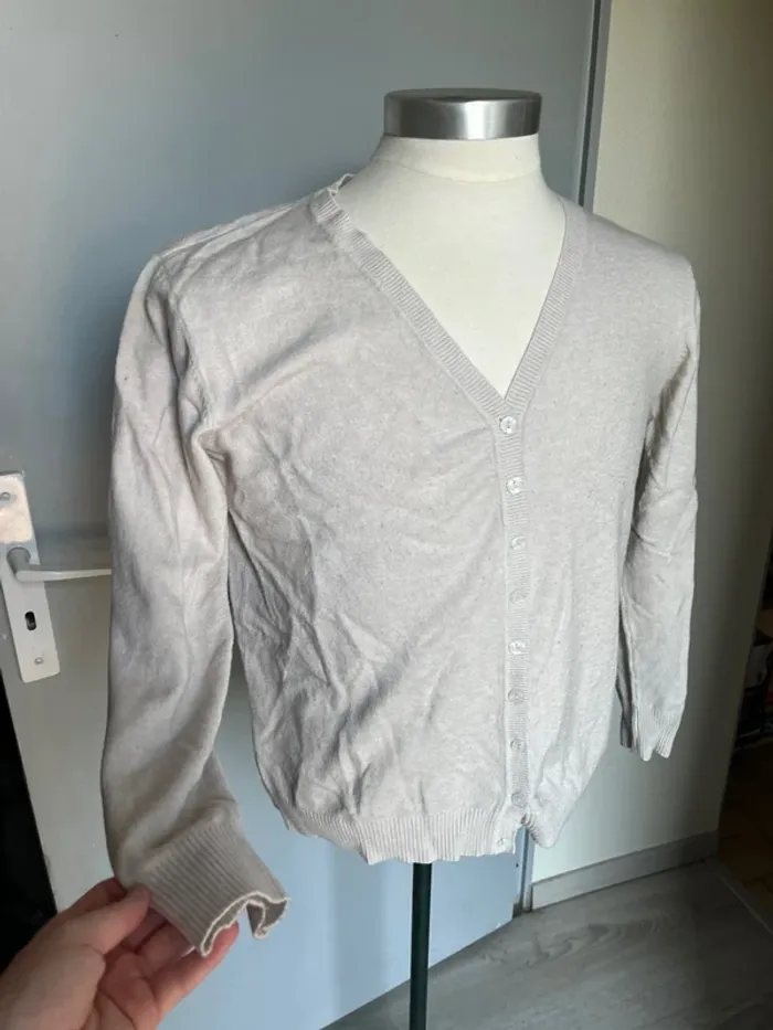Gilet beige - photo numéro 2