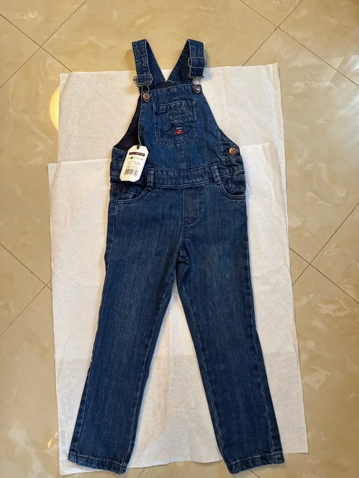 Salopettes fille Sergent Major taille 4/5 ans neuf avec étiquette - photo numéro 2