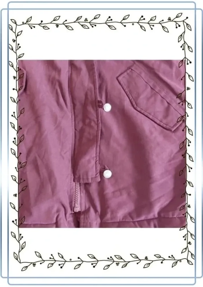 Manteau long chaud bordeaux Mayoral, taille 12 ans 152cm, très bon état - photo numéro 2