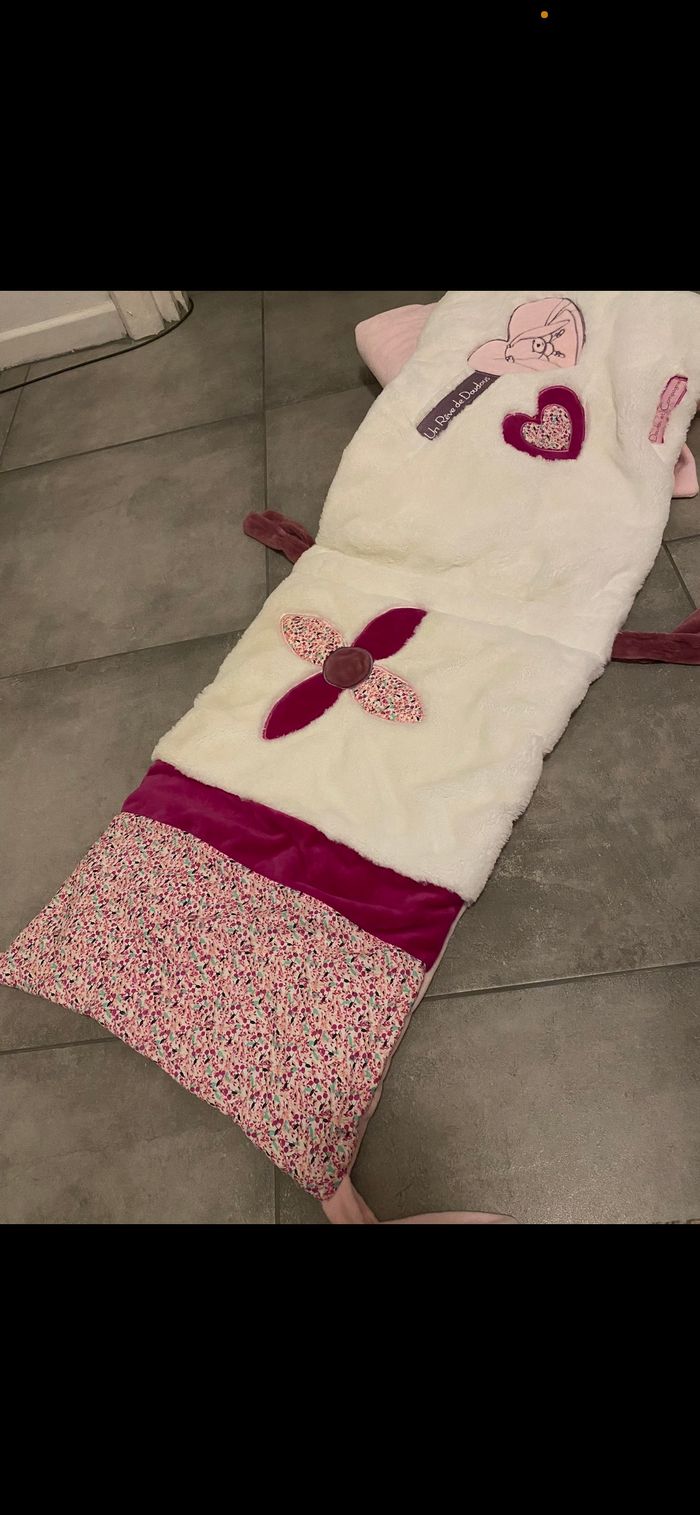 Tour de lit rose et blanc doudou et compagnie - photo numéro 3