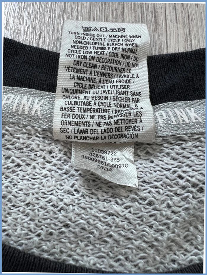 Pull Pink (Victoria’s Secret) Gris Taille S - photo numéro 7