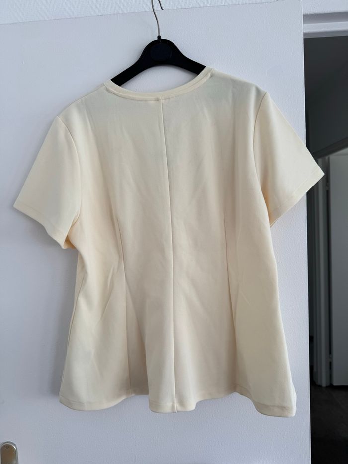 blouse évasé jaune H&M - photo numéro 2