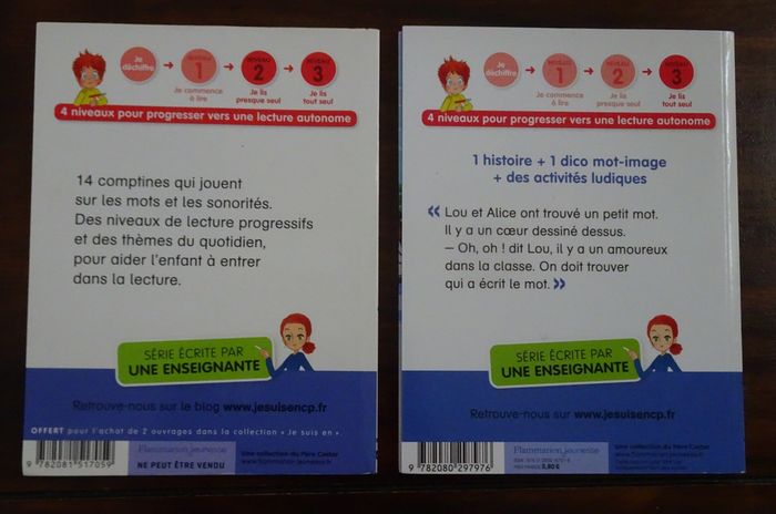 Lot de 2 livres d’apprentissage Je suis en CP - photo numéro 2