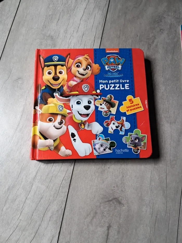 Livre puzzle pat patrouille