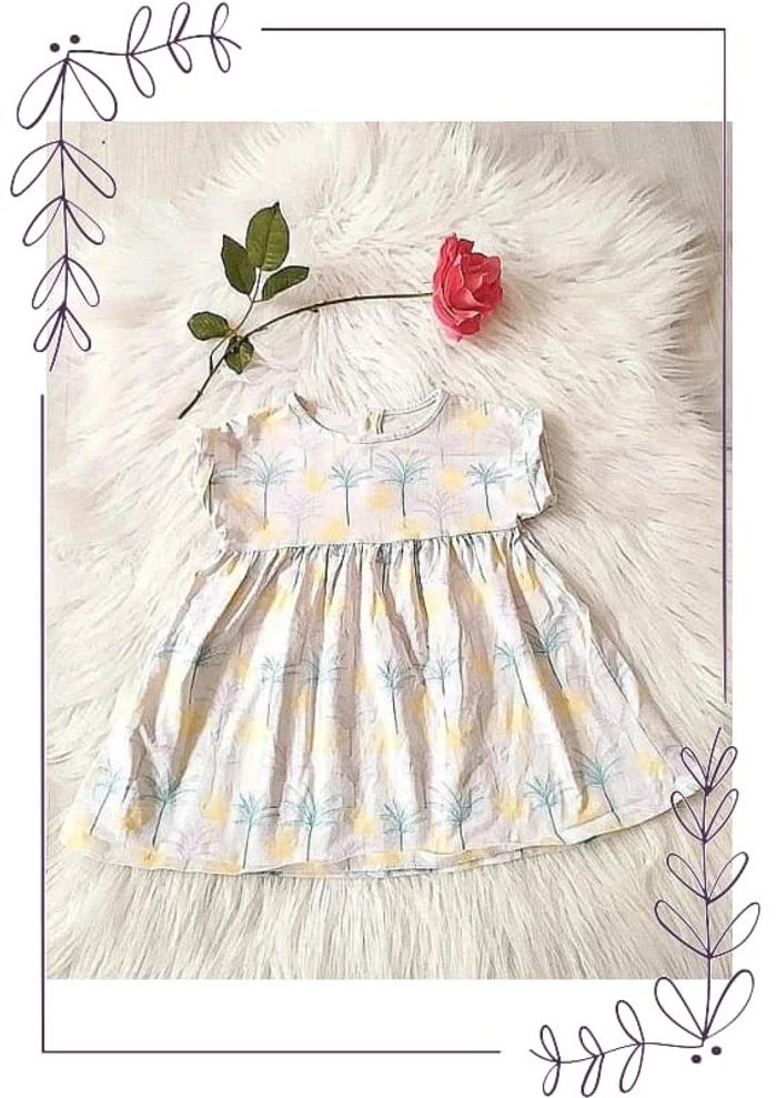 Robe été coton bébé fille Tex Baby 23 mois