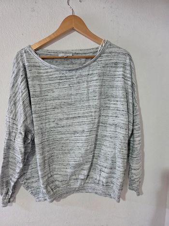 Pull gris chiné ● 42