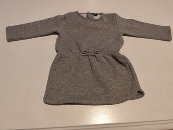 Robe grise bébé fille 12 mois Kiabi