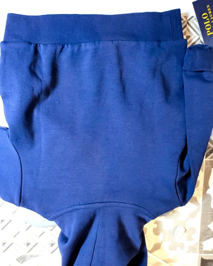 Sweat capuche Ralph Lauren mixte bleu taille 2 ans - photo numéro 8