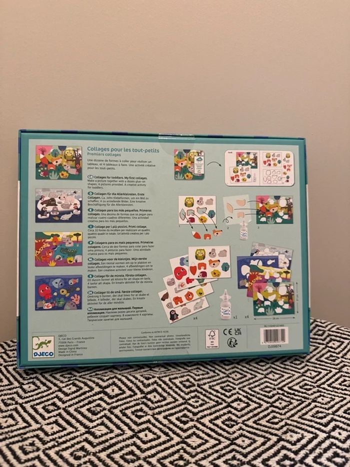 Djeco - Coffret Premiers collages - 18 mois et + - photo numéro 2