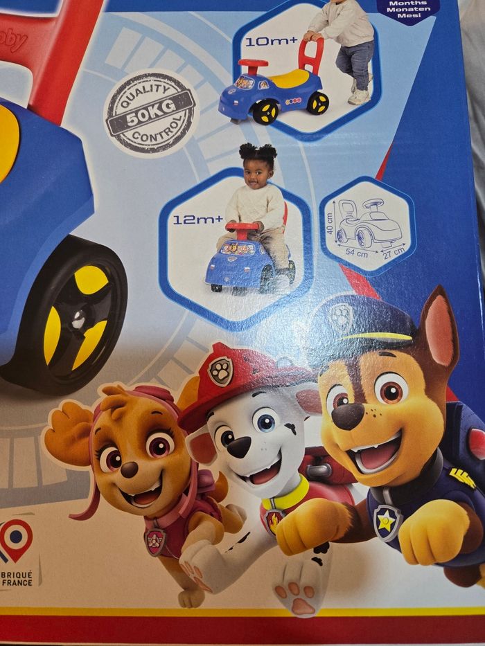 Trotteur pousseur smoby pat Patrouille - photo numéro 5