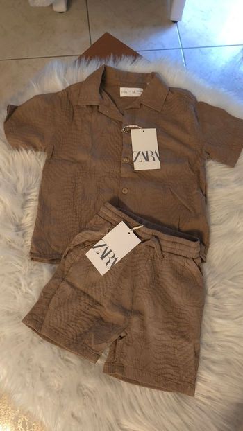 NEUFS  (non portés) 🏷🥰😍superbe ensemble chemise et short 4 ans garçon 😍🥰
