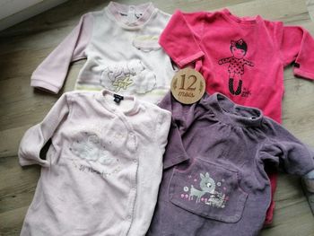 Lot pyjamas 12 mois