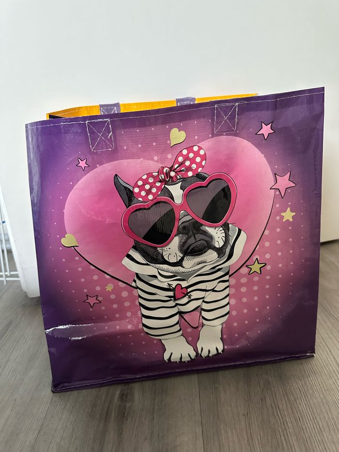 Sac shopping bouledogues - photo numéro 3
