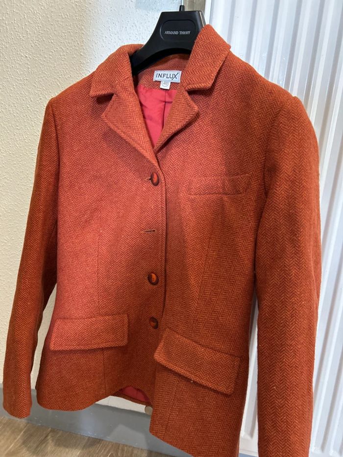 manteau influx taille 40 orange