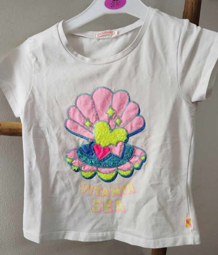 Tee shirt top 8 ans billieblush mode été - photo numéro 1