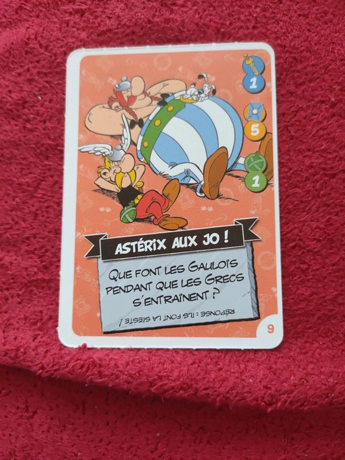 Carte Astérix aux jeux olympiques