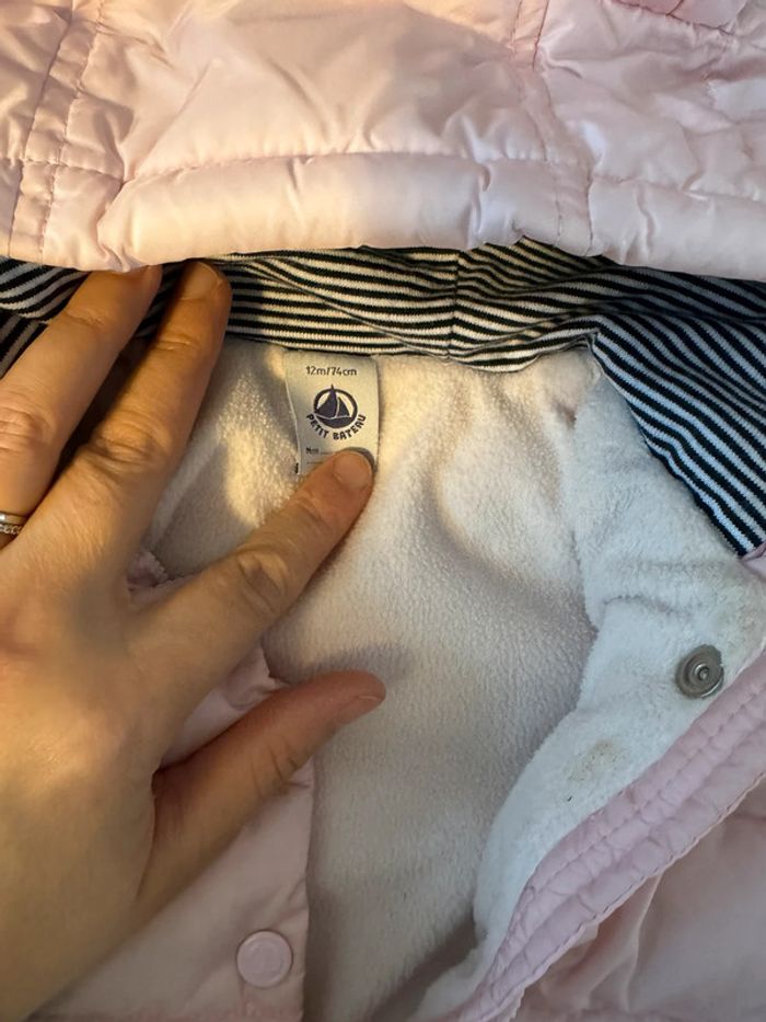 Manteau petit bateau bébé fille - photo numéro 2