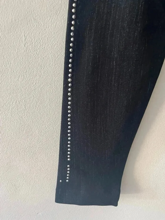 Jegging à strass - Taille 36 - photo numéro 4
