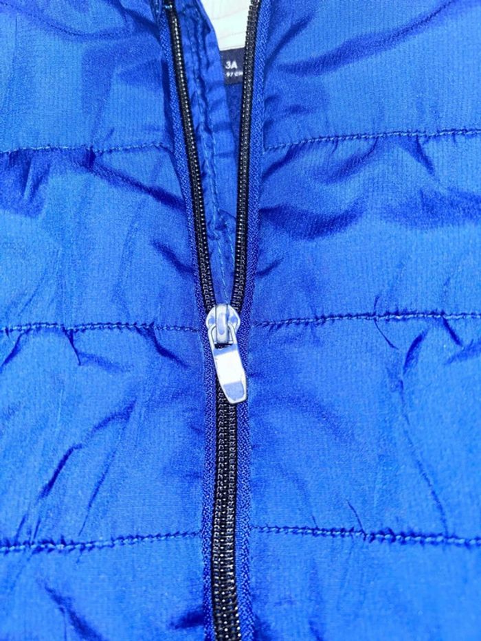 doudoune à capuche garcon bleu électrique kiabi 3 ans - photo numéro 6