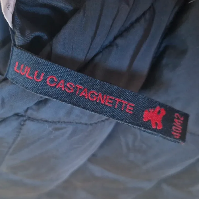 Doudoune sans manches noir & rouge - Lulu Castagnette - Taille 40/42 - photo numéro 5