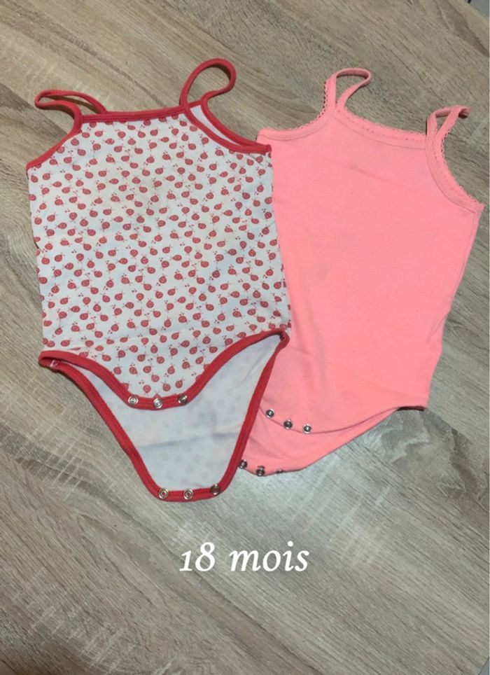 Bodys bretelles fille