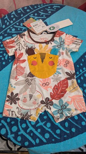 Combi coton bio Boboli 1 mois
